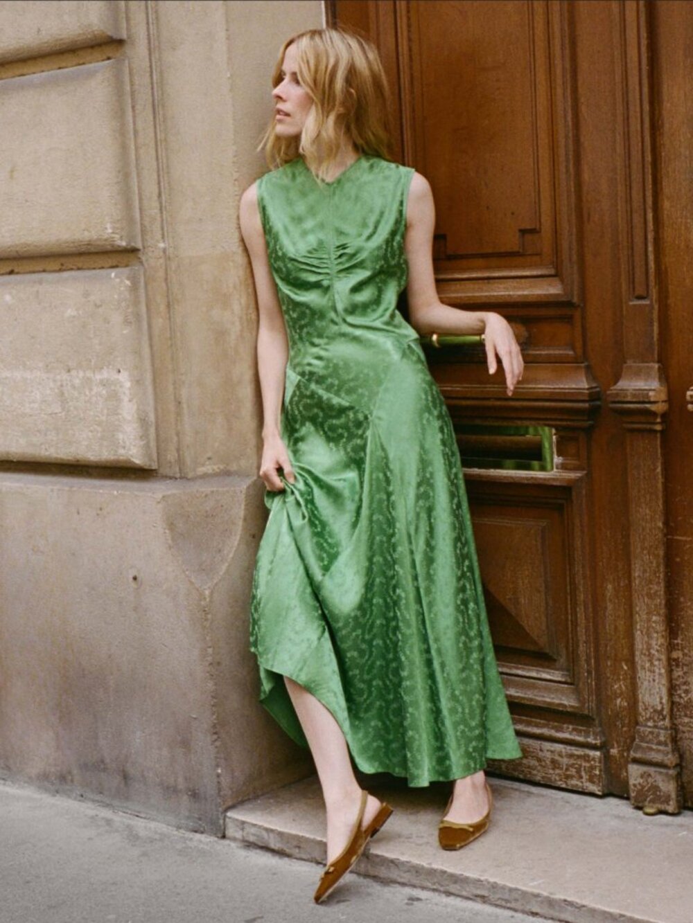 NWT Doen Ginette Dress Verdant